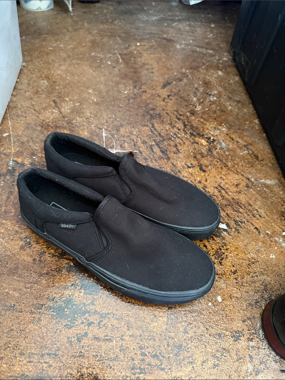 Vans Men’s Black Classic Slip-On Loafers